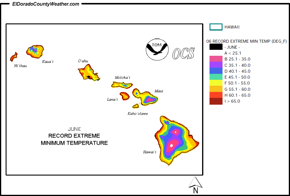 Alaska June Mean Daily Maximum Temperature